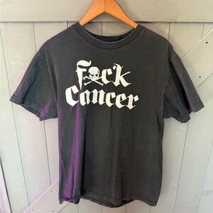 FCK Cancer Black Graphic T-Shirt